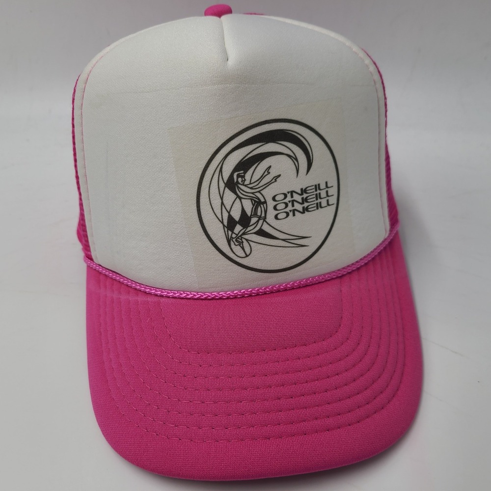 O'Neill Hat Snapback‎ Trucker Mesh Pink White Rope Surf Logo Casual Outdoors Men